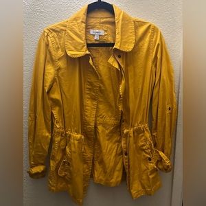 Dressbarn yellow utility jacket m 🌺 3x 15$